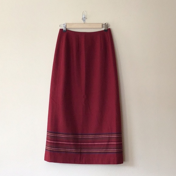 Vintage Eddie Bauer blanket style wrap skirt - Picture 2 of 8